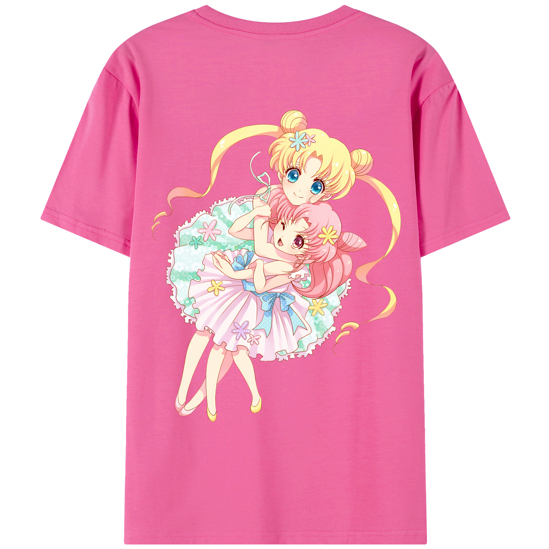 （画像用） 美少女戦士セーラームーン 愛野 美奈子 あいの みなこ Sailor Moon Aino Minako レディース半袖Tシャツ(バックプリント)